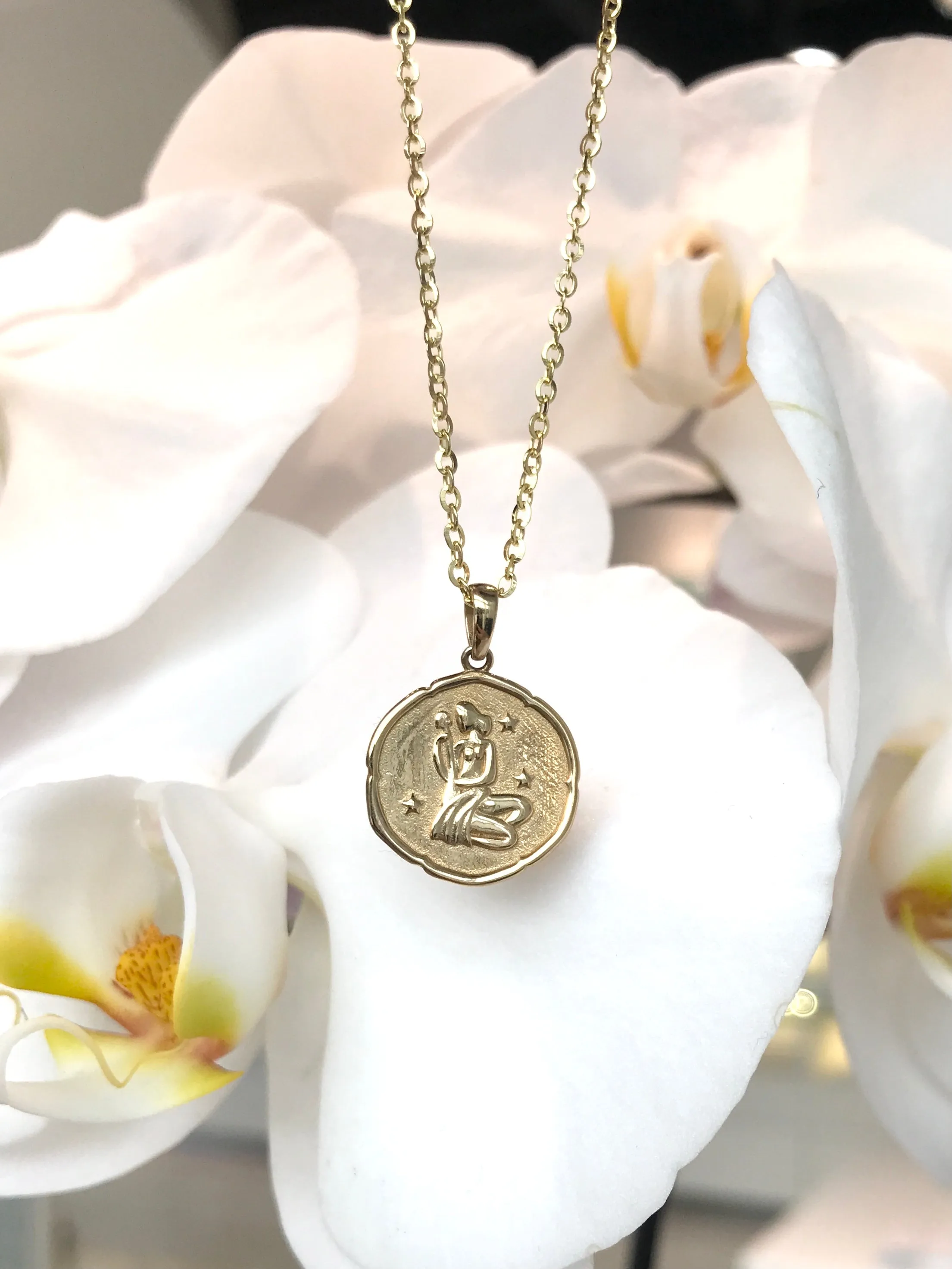 10k Yellow Gold Horoscope-Zodiac Charms