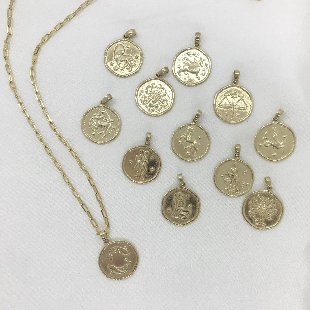 10k Yellow Gold Horoscope-Zodiac Charms