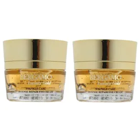 2 Pieces BERGAMO Luxury Gold Wrinkles Care Intensive Repair Eye Creams Fine Lines Skin