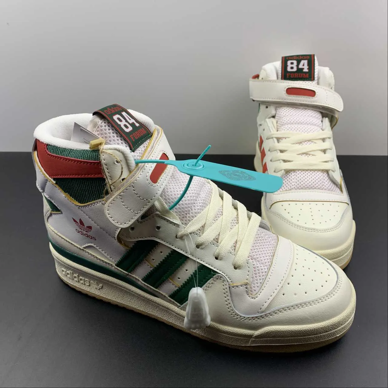 adidas Forum 84 High Collegiate Green Red