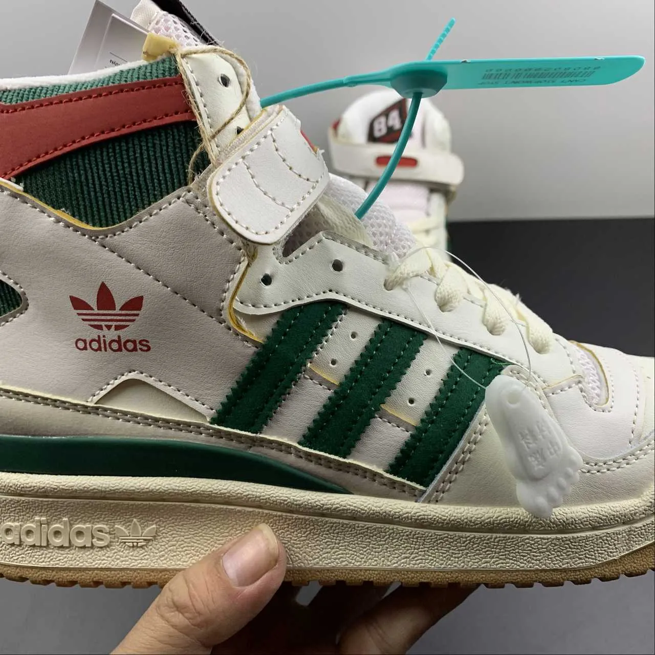 adidas Forum 84 High Collegiate Green Red