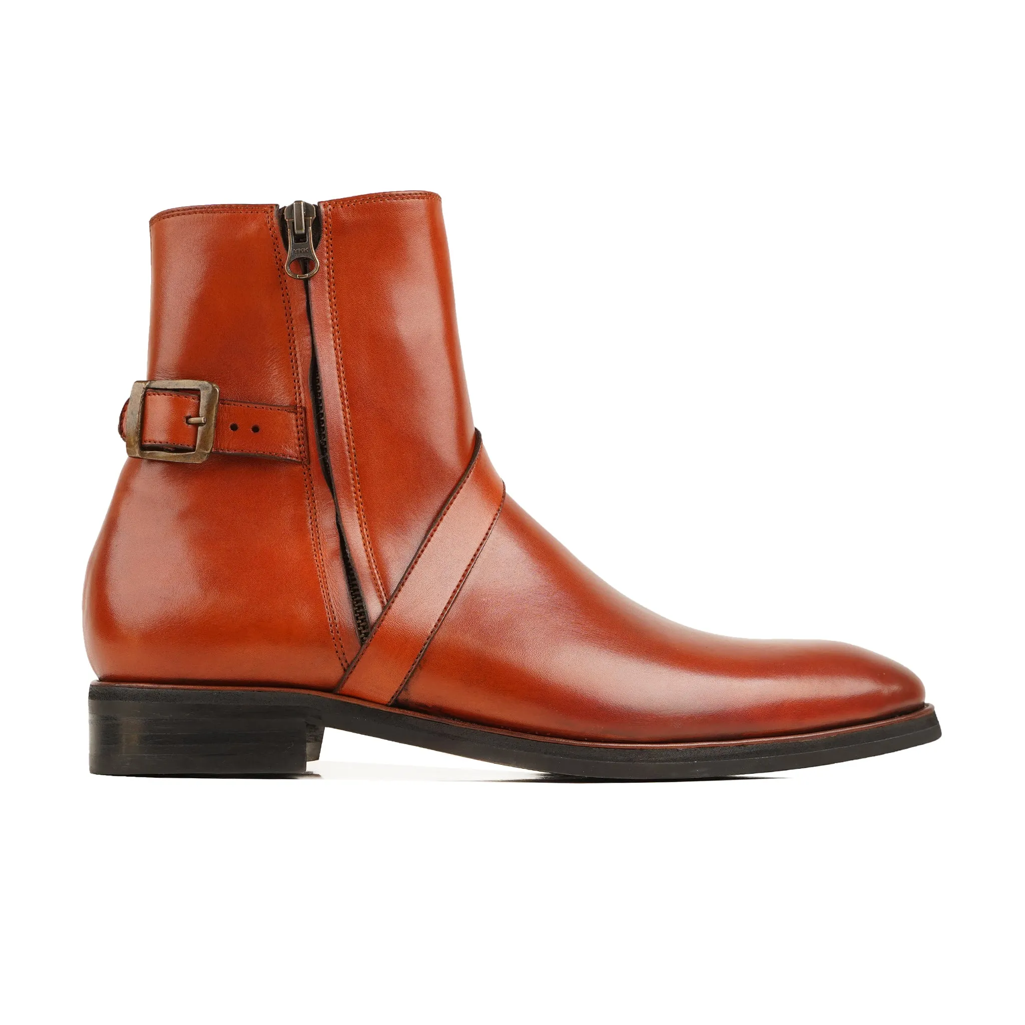 Akina - Men's Brown Calf Leather Jodhpur Boot