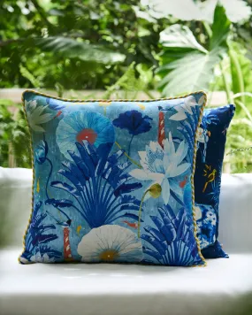 Alam Cushion Cover - Indigo