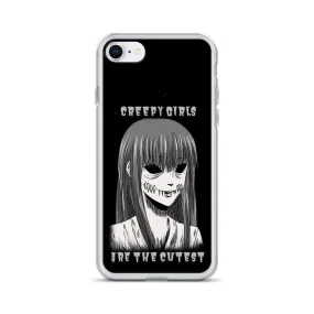 Alt iPhone Case / Soft Goth Lover / Creepy Girl Print