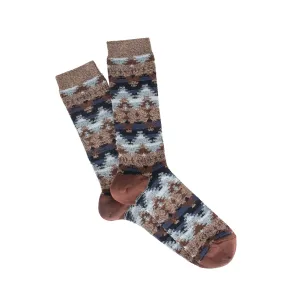 Anonymous Ism Wigwam JQ Crew Socks Brown