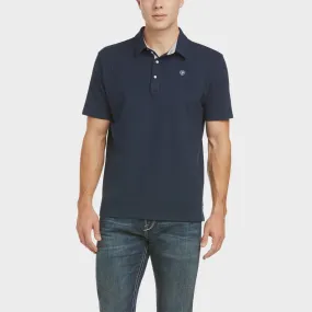 Ariat Mens Medal Polo Navy