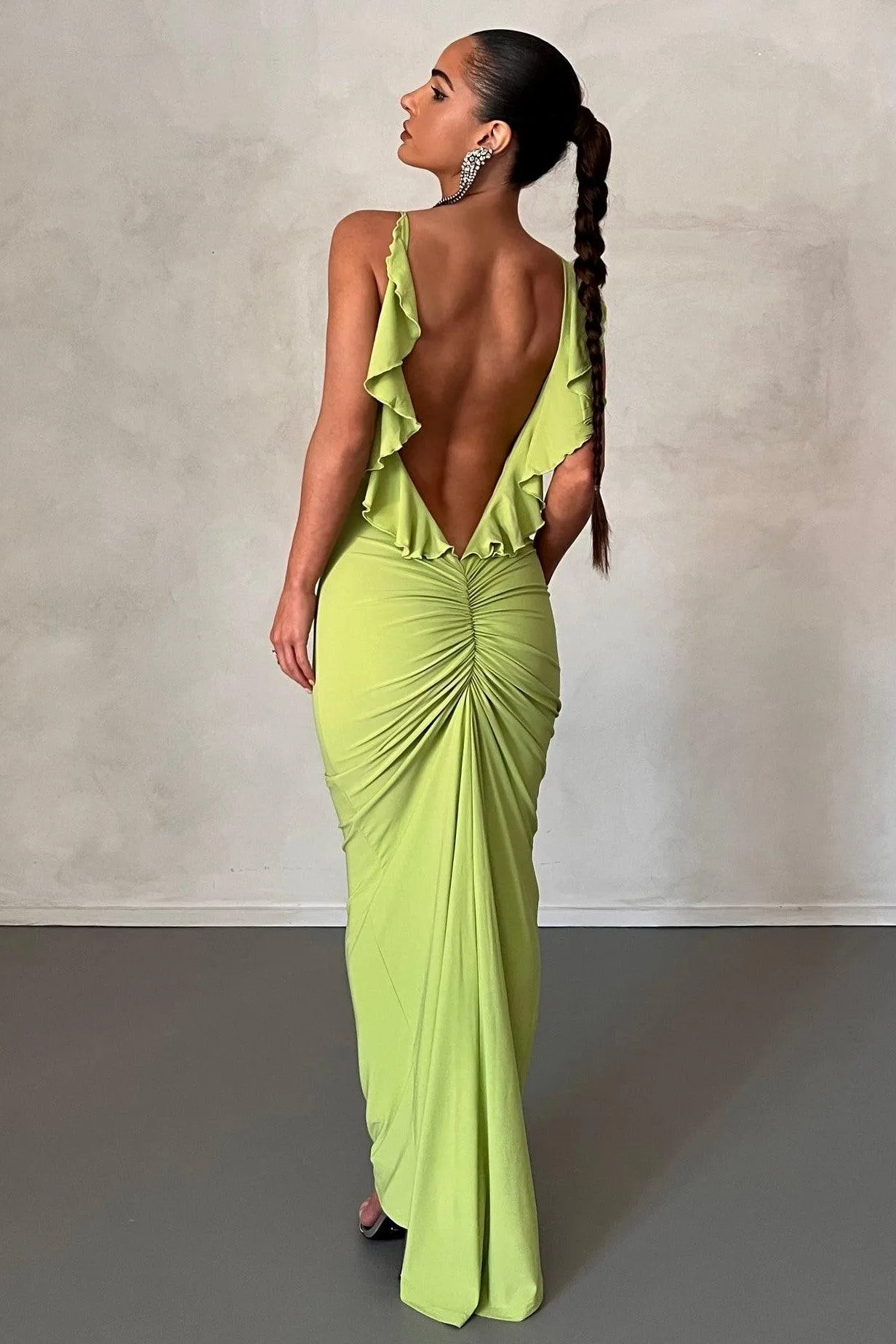 Bella Dress - Lime