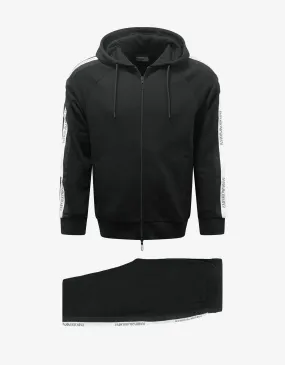 Black Logo Band Tracksuit