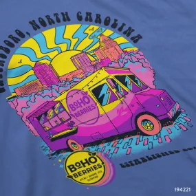 Boho Berries Food Truck T-Shirt Design