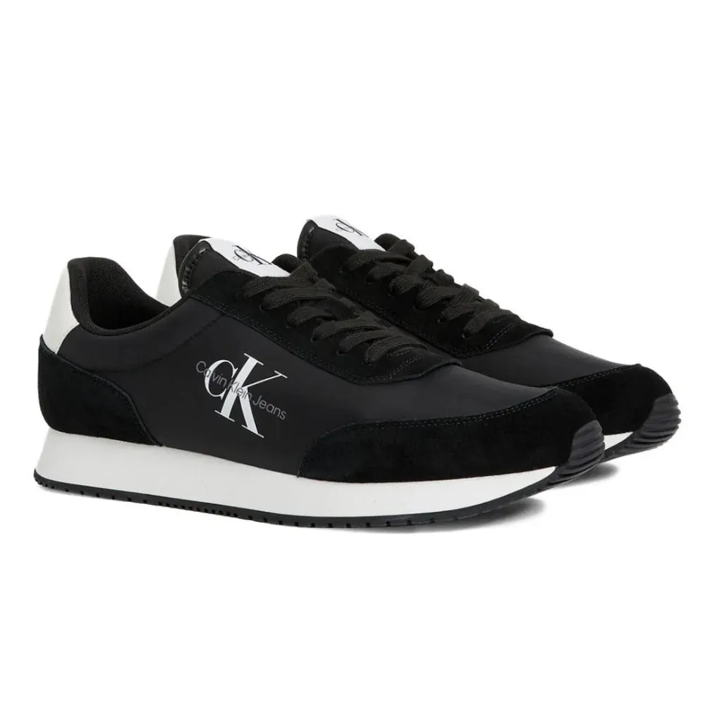 Calvin Klein Jeans Retro Runner SU-NY Mono Trainer - BLKWHT