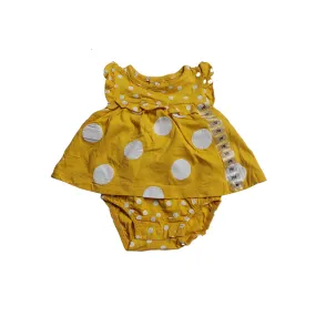 Carter's Yellow Polka Dot Onesie (3 months) | Brand New |