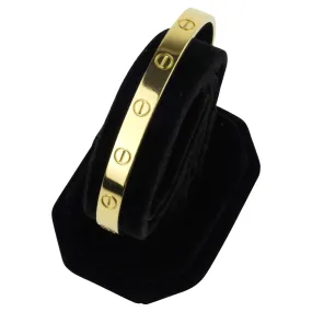 Cartier 18k Yellow Gold Love Cuff Bracelet - 16