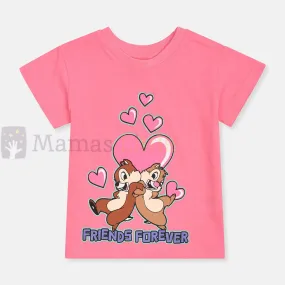 Chip Munks Pink T Shirt 13028