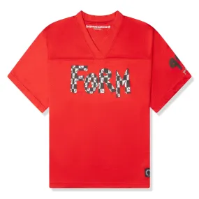 Chrome Hearts Stadium Mesh Red Football Jersey