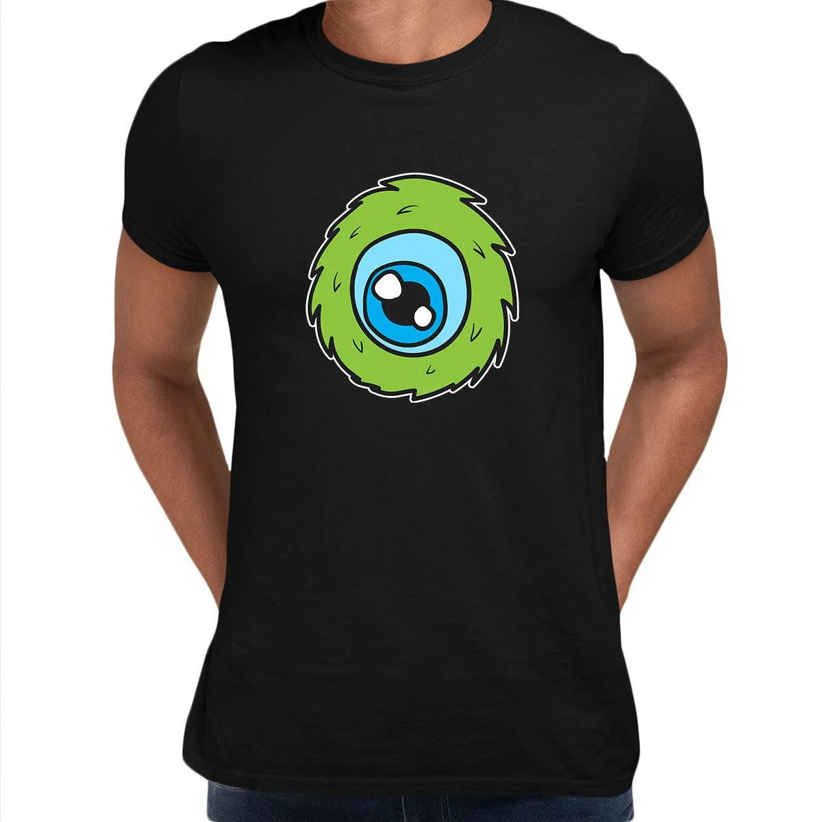 Cookie Green Tongue Monster Eye Funny Gift Drawing Men Printed Unisex T-Shirt