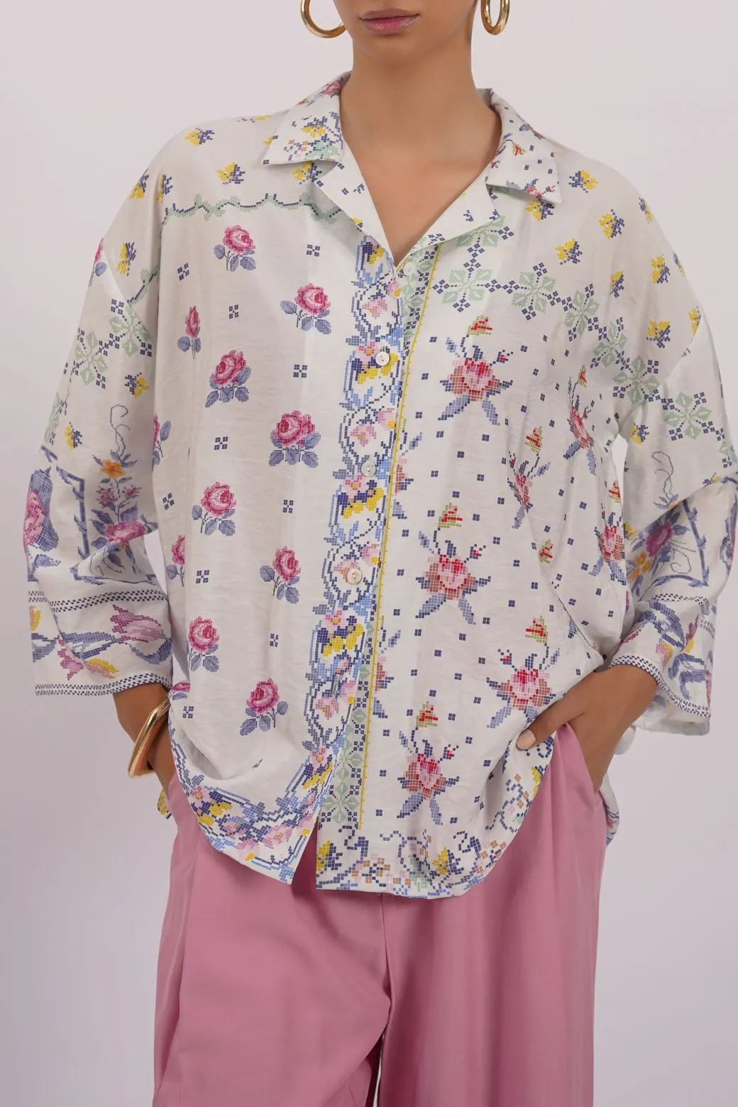 DAHLIA SILKY SHIRT