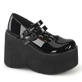 Demonia KERA-08 | Black Patent Leather Mary Janes