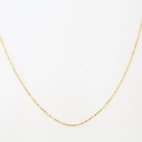 Diamond-Cut Bead Chain