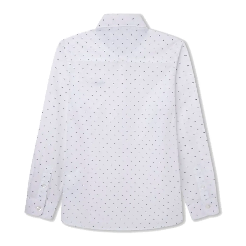 Dotted Poplin Shirt