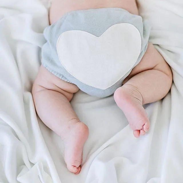 Dove Grey Heart Bloomers