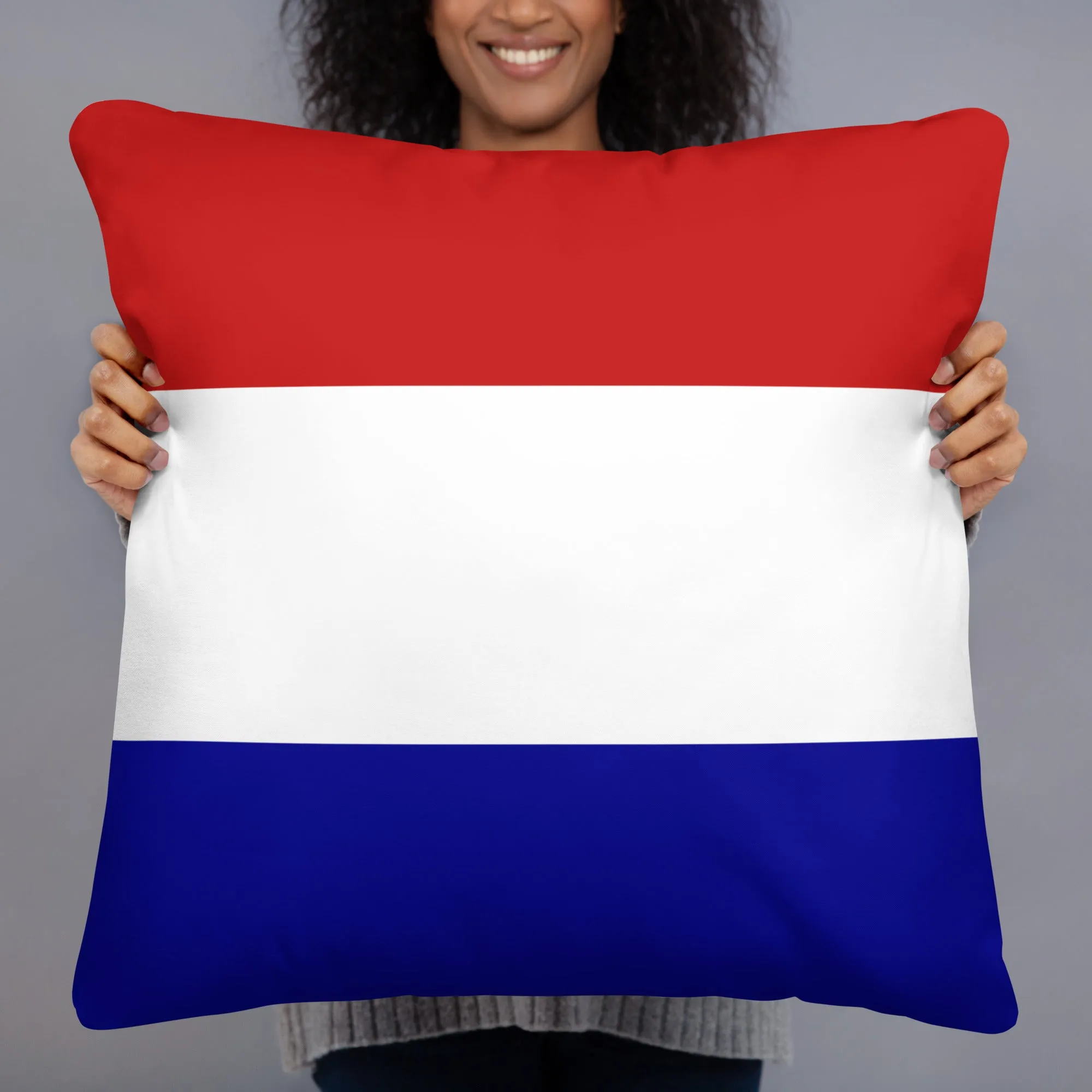 Dutch Pillow / Striped Pillow With The Netherlands Flag Colors