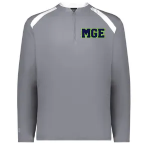 Elite - Clubhouse Longsleeves Cage Jacket with MGE (Varsity Font) - Grey