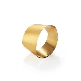 Folded Gold Bracelet