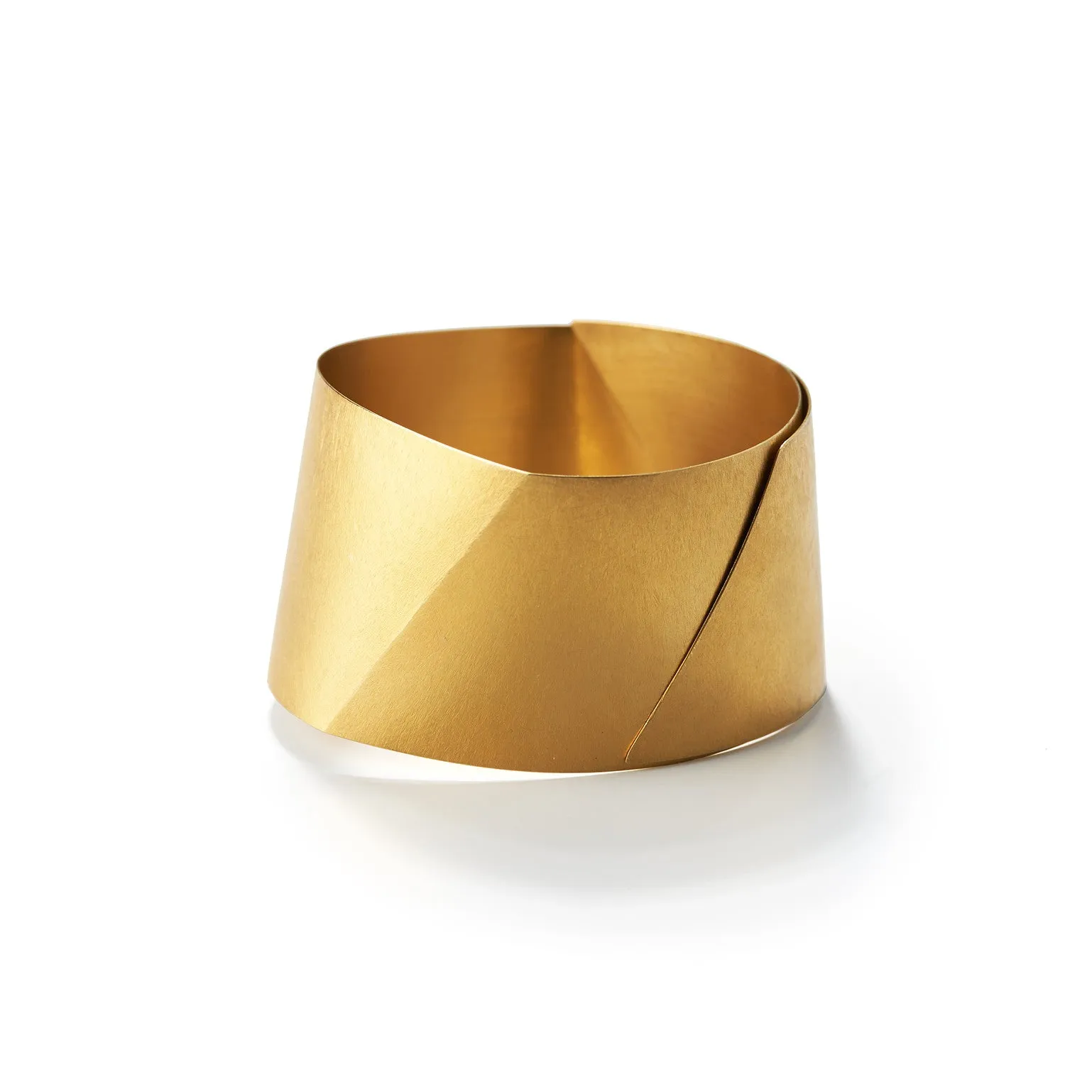 Folded Gold Bracelet