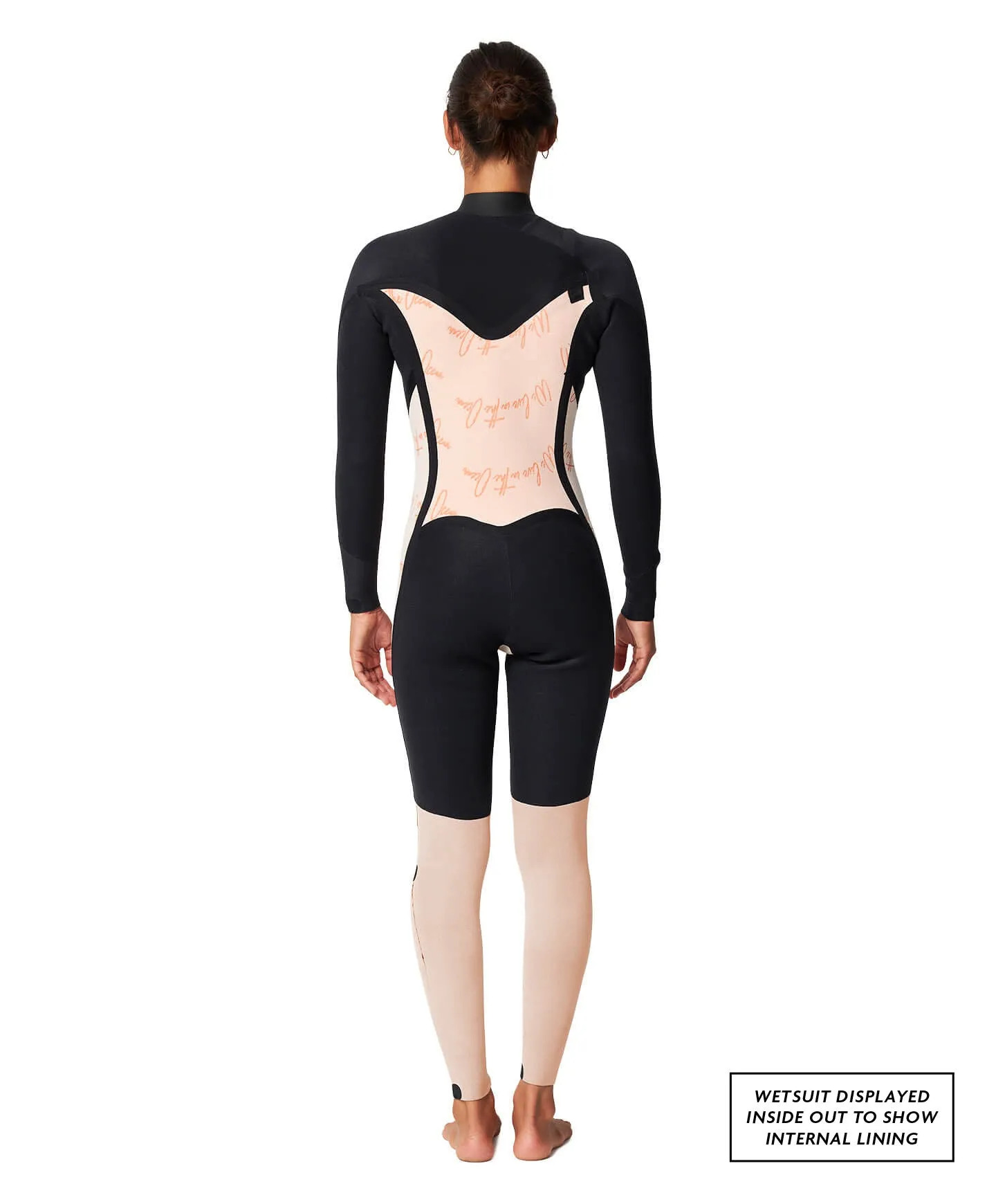 Girl's Bahia 3/2mm Steamer Back Zip Wetsuit - Navy