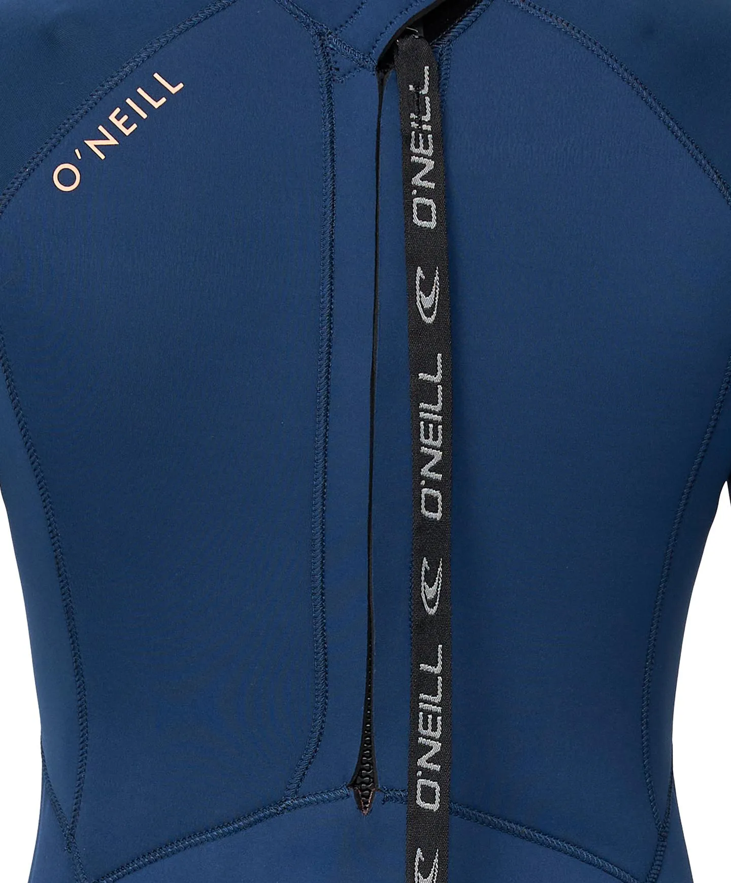 Girl's Bahia 3/2mm Steamer Back Zip Wetsuit - Navy