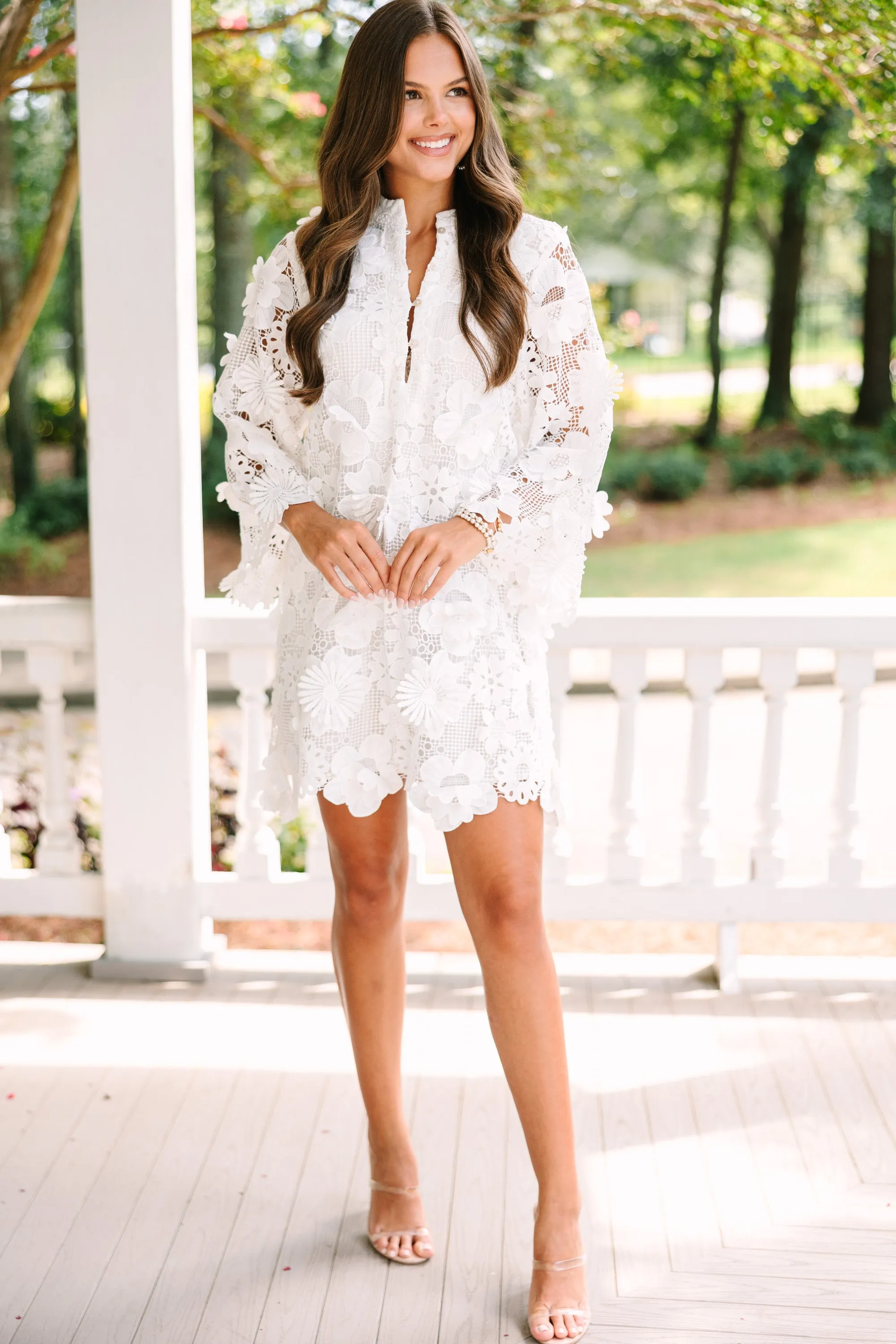 J. Marie: Introduce Yourself White Lace Dress