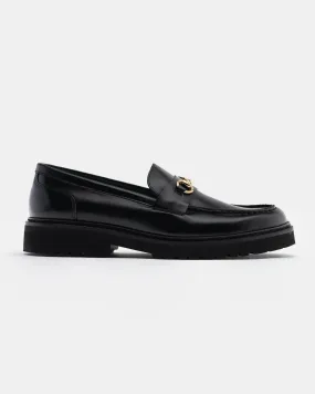 Le Club Snaffle Bit Loafer in Black