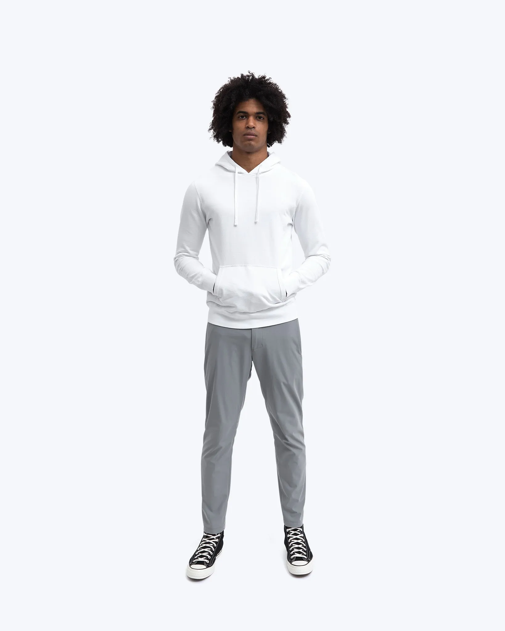 Lightweight Terry Slim Hoodie