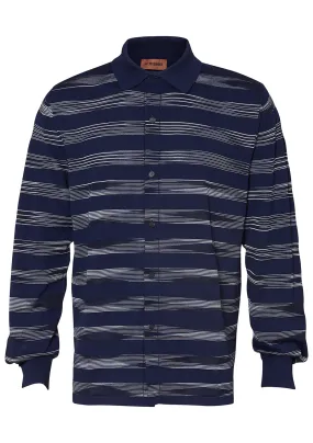 Longsleeve Stripe Polo Shirt