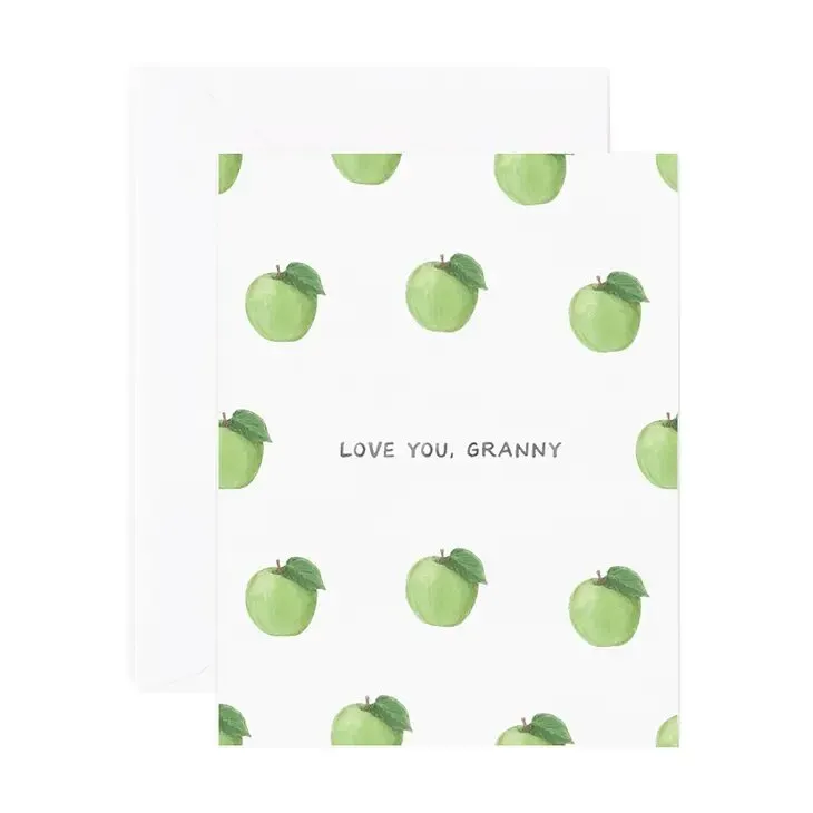 Love You Granny (Smith) Grandma Greeting Card