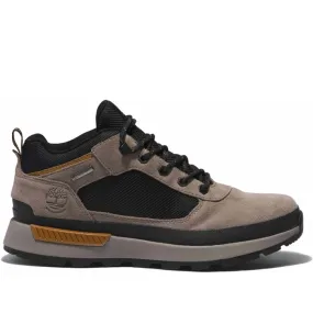 Mens Field Trekker Waterproof Low - Med Grey Suede