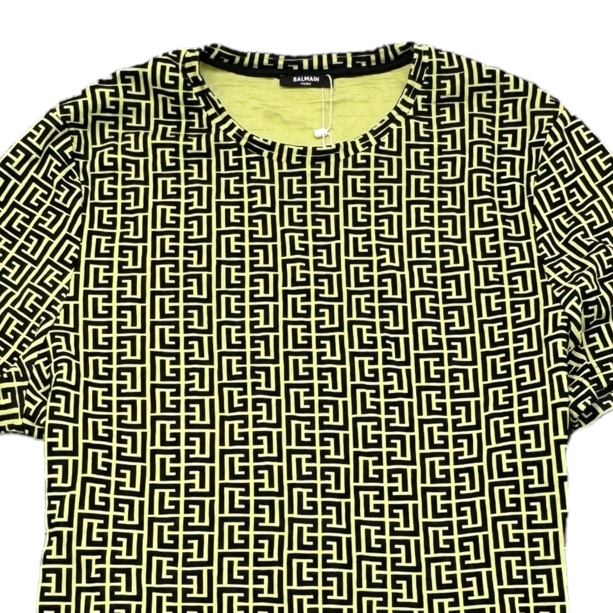 Men's Monogram T-Shirt Yellow Size XXXL