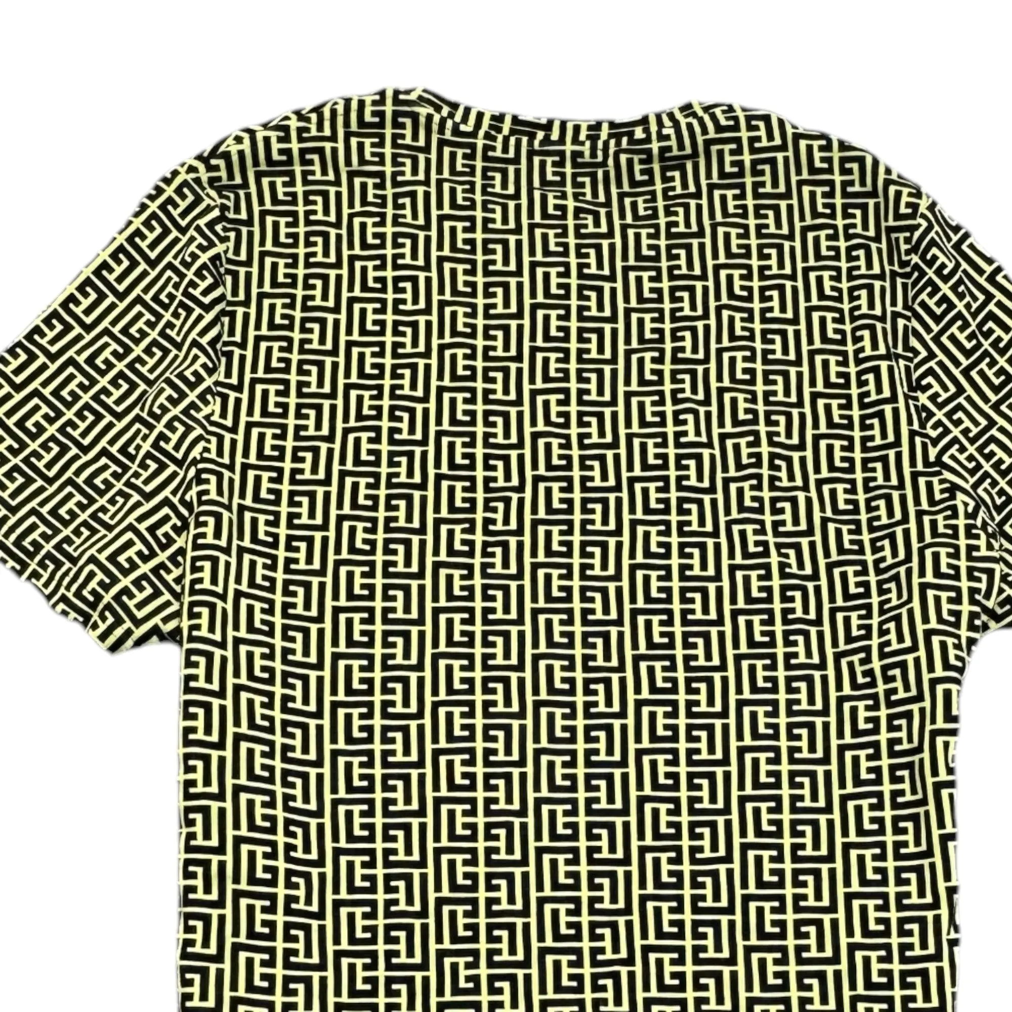 Men's Monogram T-Shirt Yellow Size XXXL