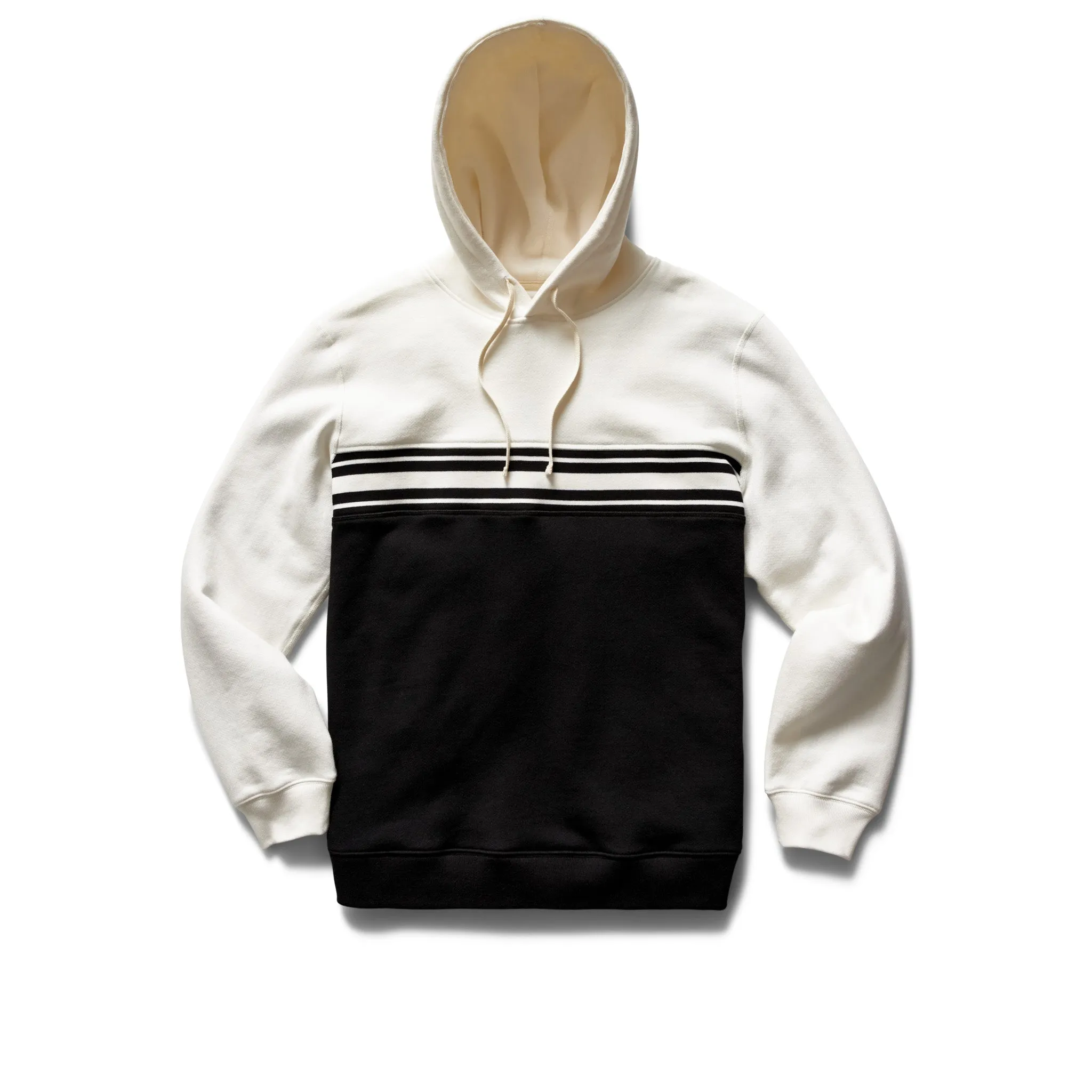 Midweight Fleece Colour Block Hoodie