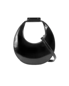 Mini Moon Bag (Black Patent)