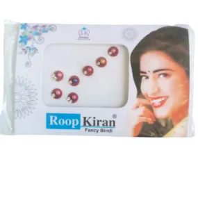 Multicolor Pearl Round Diamond Fashion Bindi Sticker