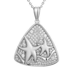 Pavé Starfish Reuleaux Pendant