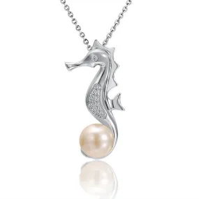 Pearl Seahorse Pendant