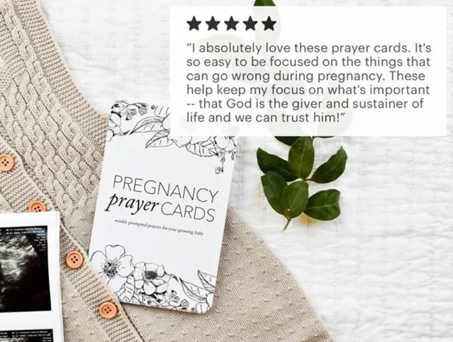 Pregnancy Prayer Cards