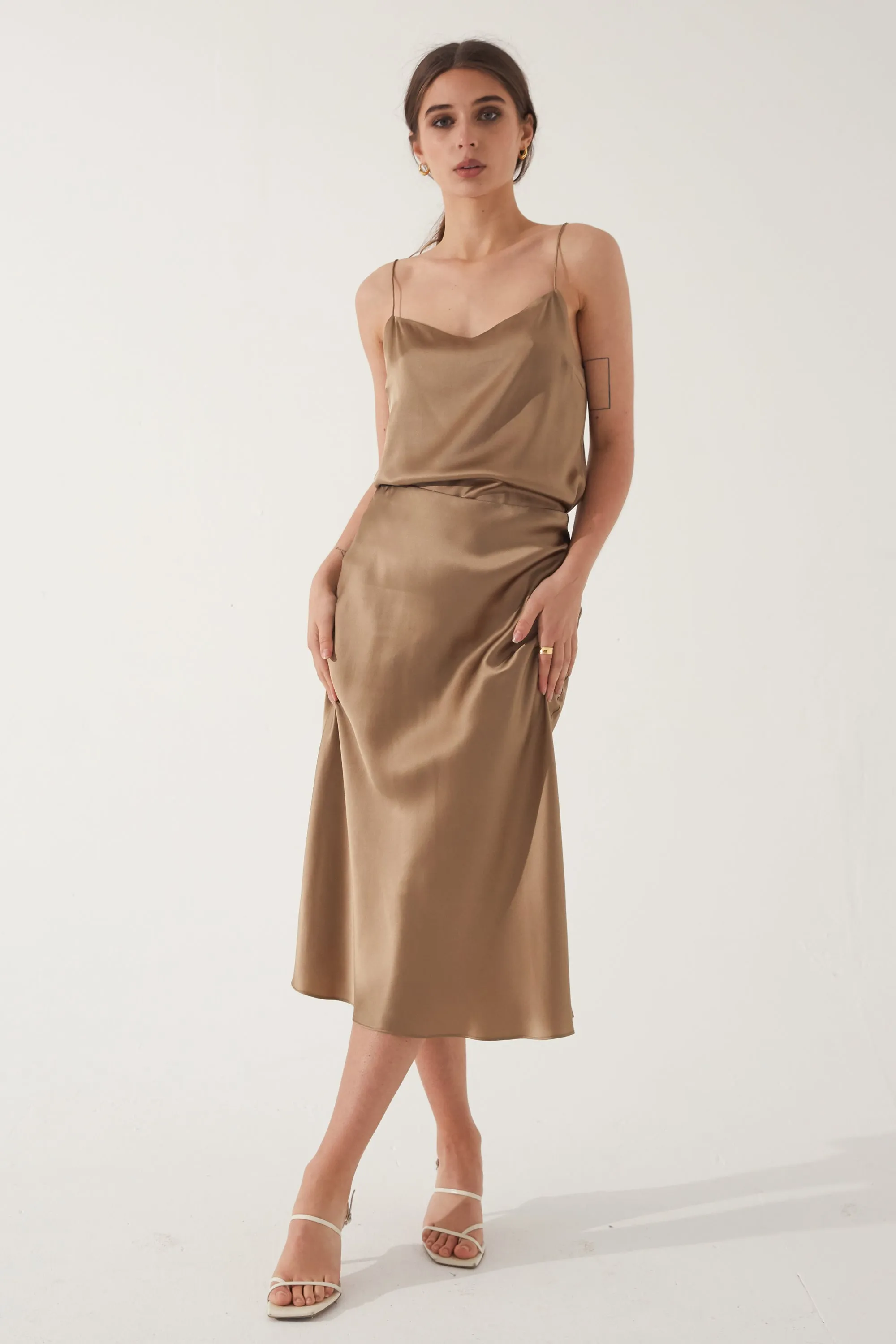 Slip Silk Skirt