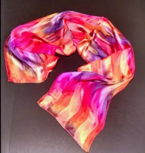 Sunset Silk Scarf