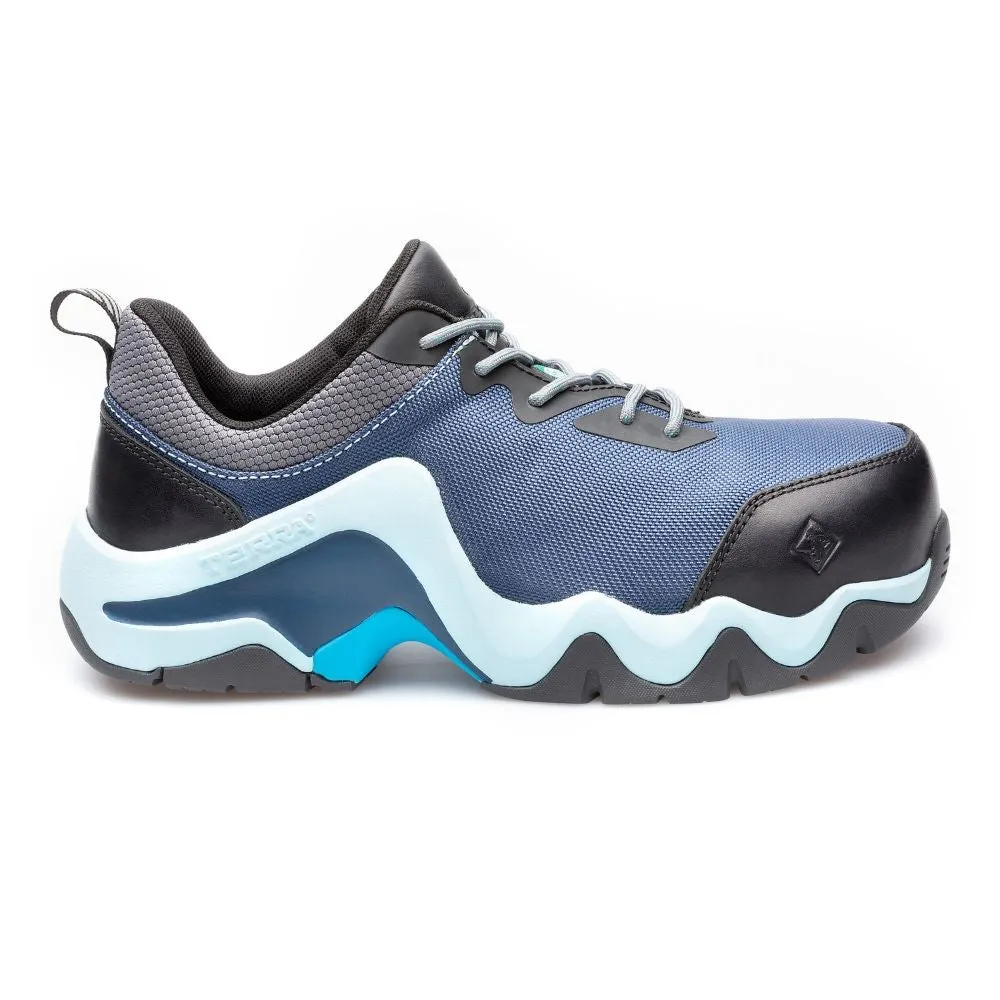 Terra EKG Low Women's Athletic Composite Toe Work Shoe TR0A4NR8B21 - Ice Blue