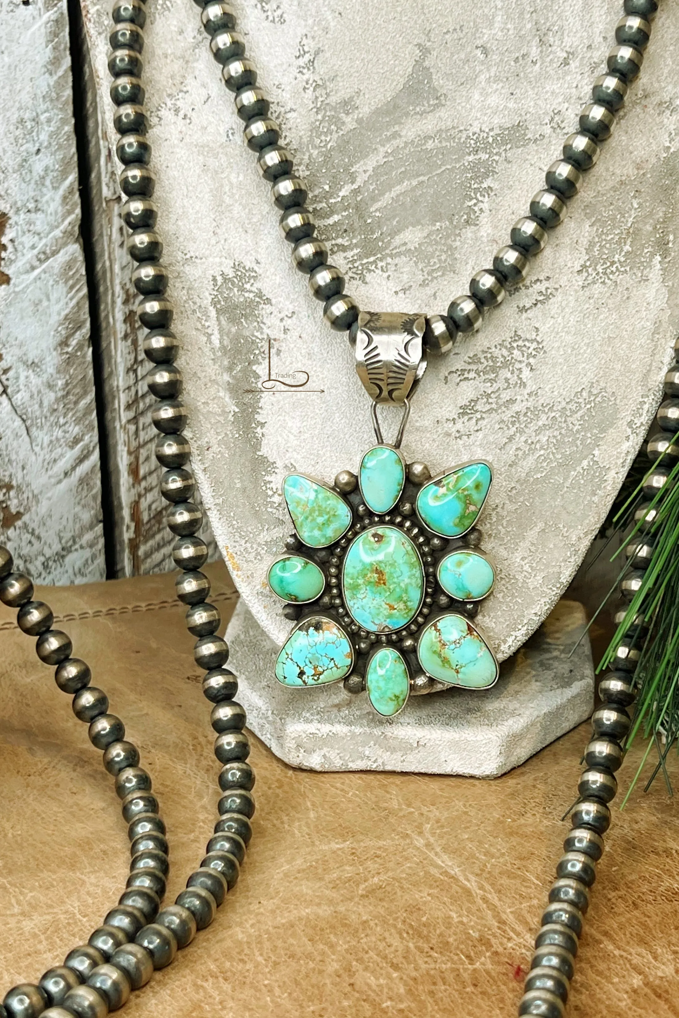 The Sonoran Grande Turquoise Pendant