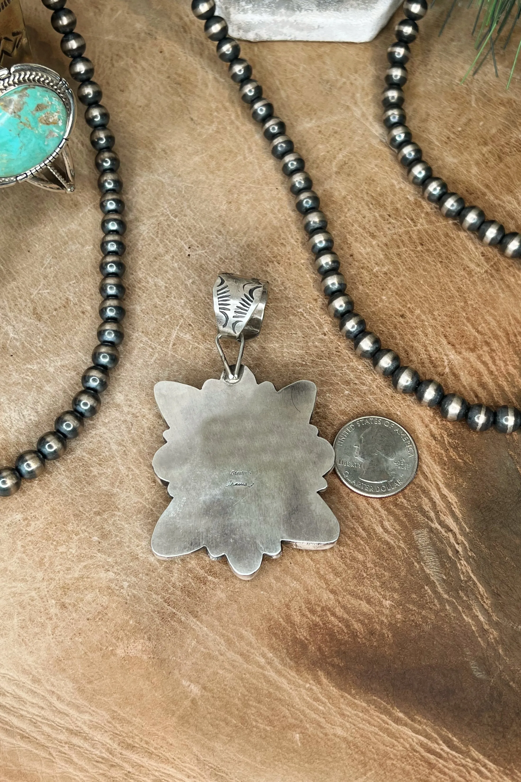 The Sonoran Grande Turquoise Pendant