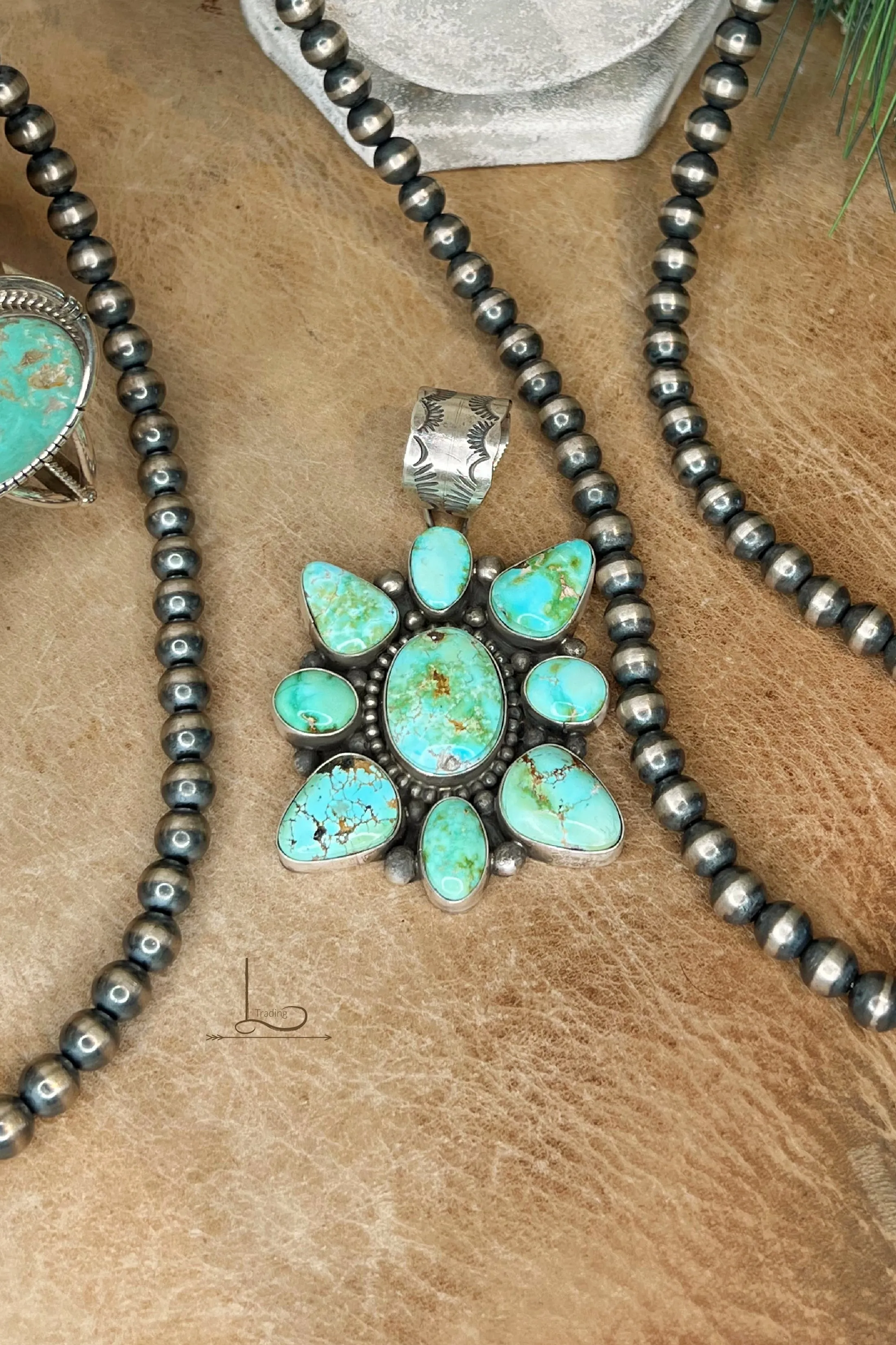 The Sonoran Grande Turquoise Pendant